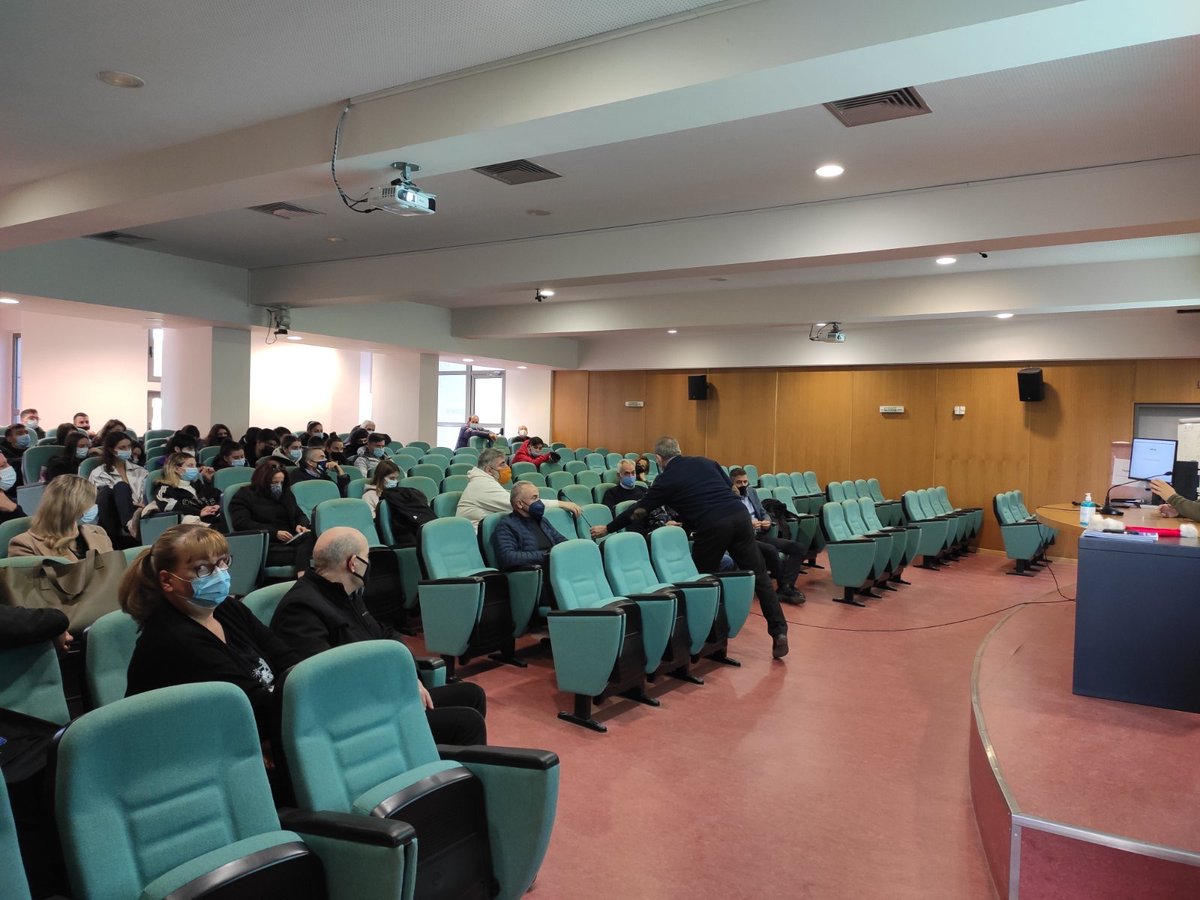 A fantastic end-of-project conference in Aristotle University of Thessaloniki today. IMPACT project introduced by the General Secretary of Sport Mr George Mavrotas <a href="/Mavrogiorgos/">George Mavrotas</a> &amp; attended by academics and sport scientists. Thanks AUTh!