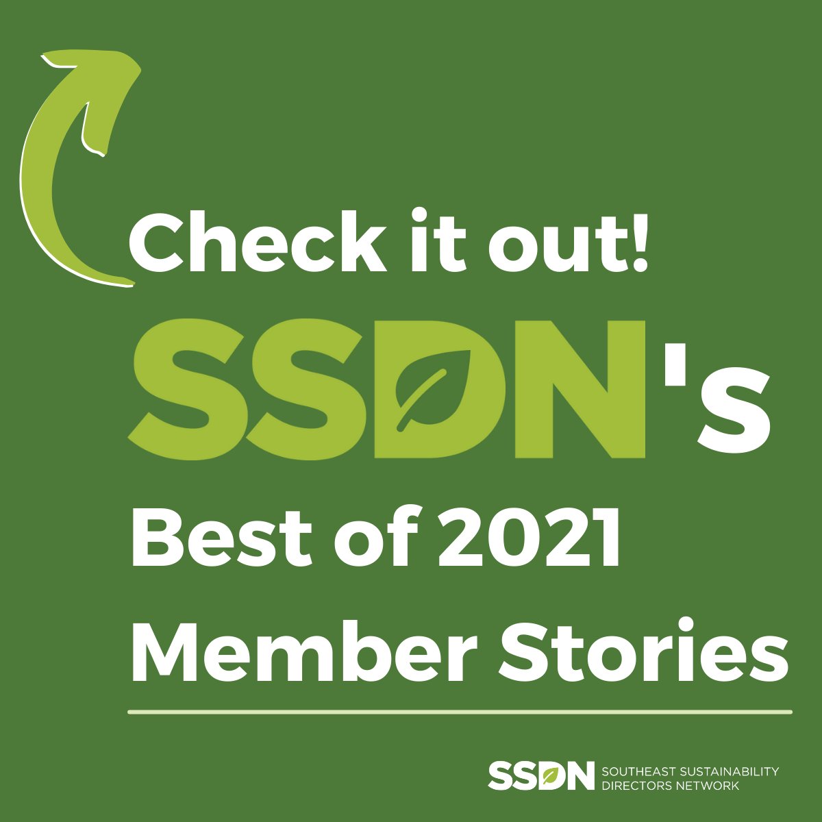 What's been happening in Sustainability this year? Our members will tell you! Check out our members' highlights from 2021 and listen to our incredible year-end Green Minds podcast episode here: southeastsdn.org/news/year-in-r…