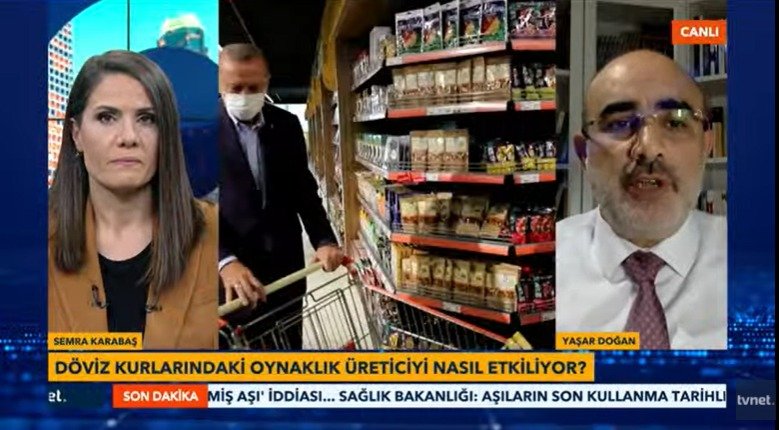 Genel Başkanımız <a href="/YasarDogan__/">Yasar DOGAN</a>:"Dünya pandemi ile birlikte sıkıntılı bir süreçten geçiyor. Bunun ekonomiye de yansımaları var. Paniğe kapılmadan itidalli bir şekilde hareket ederek değişimi ıskalamadan üretmeye devam etmeliyiz."

<a href="/tvnet/">TVNET</a>