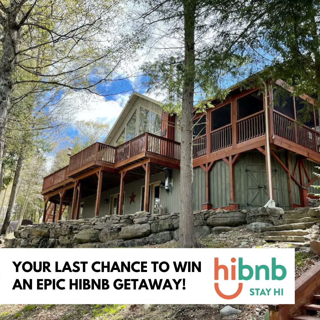 It's your last chance to enter for your chance to win the Ultimate Elevated Getaway at Parks Creek Retreat, courtesy of HiBnb! 

Click the link in our bio to enter today! Entries accepted until December 31st! 

buff.ly/3sddjBY