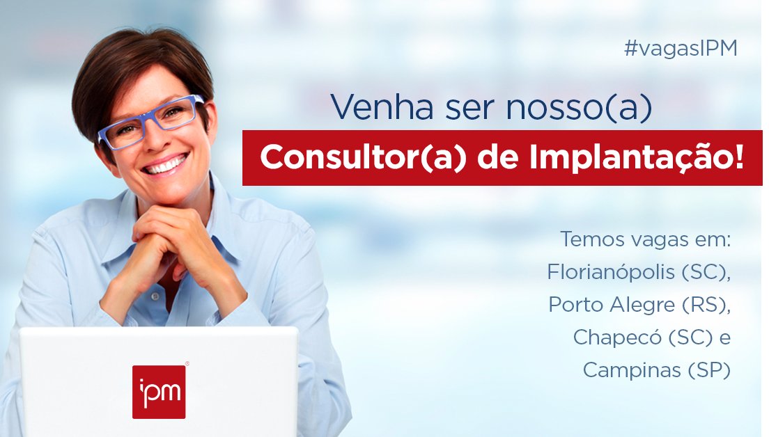 IpmSistemas's tweet photo. #IPMSistemas | TEMOS VAGAS! Já trabalhou em Prefeituras, Câmaras de Vereadores ou Autarquias? Gosta de compartilhar conhecimento? Curte viajar e conhecer novos lugares e pessoas? Então venha ser nosso(a) Consultor(a) de Implantação! Inscrições em https://t.co/17AMNjc3Te https://t.co/zHE1fxxtJ1