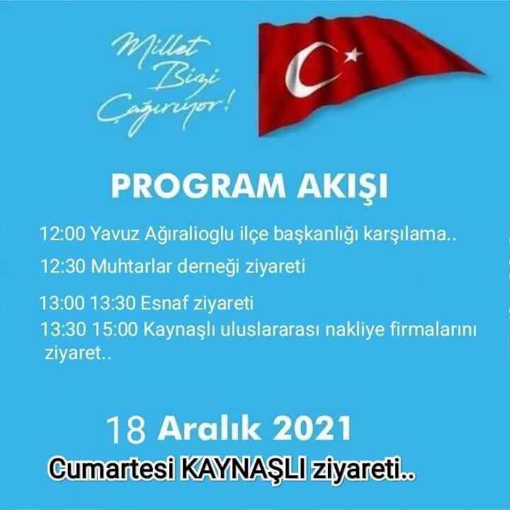 Yarın Düzce'deyiz...

⏱12.00 Kaynaşlı
⏱16.00 Düzce

Düzce Gençlik Merkezi Konferans Salonunda vatandaşlarımızla buluşacağız.
#MilletBiziÇağırıyor <a href="/iyiparti/">İYİ Parti</a>
