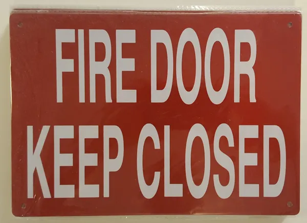FIRE DOOR KEEP CLOSED SIGN- REFLECTIVE !!! (ALUMINUM 7X10)

Please Click Below Link For More Details:
https://t.co/FDihQayhFg https://t.co/fuaXxRxT6f