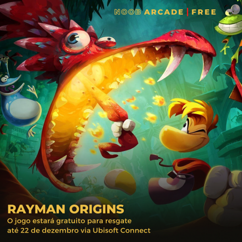 arcadegmc's tweet photo. Rayman Origins

Continuando a sua comemoração de 35 anos, a Ubisoft está oferencedo de forma gratuita o jogo Rayman Origins. O resgate estará disponível até o dia 22 de dezembro via Ubisoft Connect.

https://t.co/YJ62aoJizQ

#ubisoft #rayman https://t.co/Qwi3T13rA6