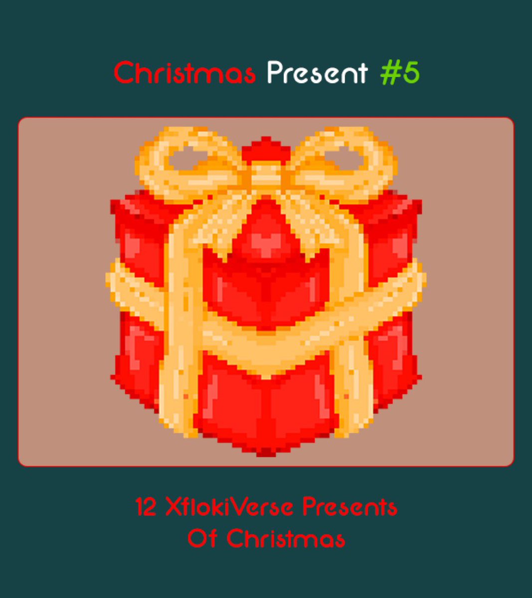 🎁Day 5 of 12 #ChristmasPresents!🎄

If you’re holding:

5B $XFLOKI
5 #XFLOKIs
5M #XFLOKIVERSE 

… you can claim daily presents until #Christmas!✨

It’s time to check in to dashboard.xflokiverse.com to claim your present! (Available after 11AM EST everyday)

Today’s present👇