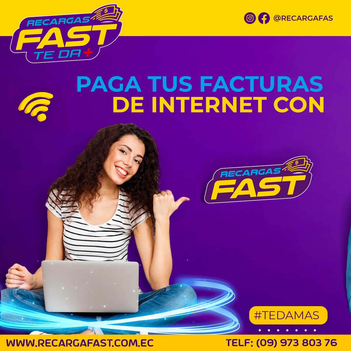 RecargasF's tweet photo. Recauda pagos de servicio de internet, y gana comisiones.
consulta en 099-738-0376. https://t.co/ReD538FdEB