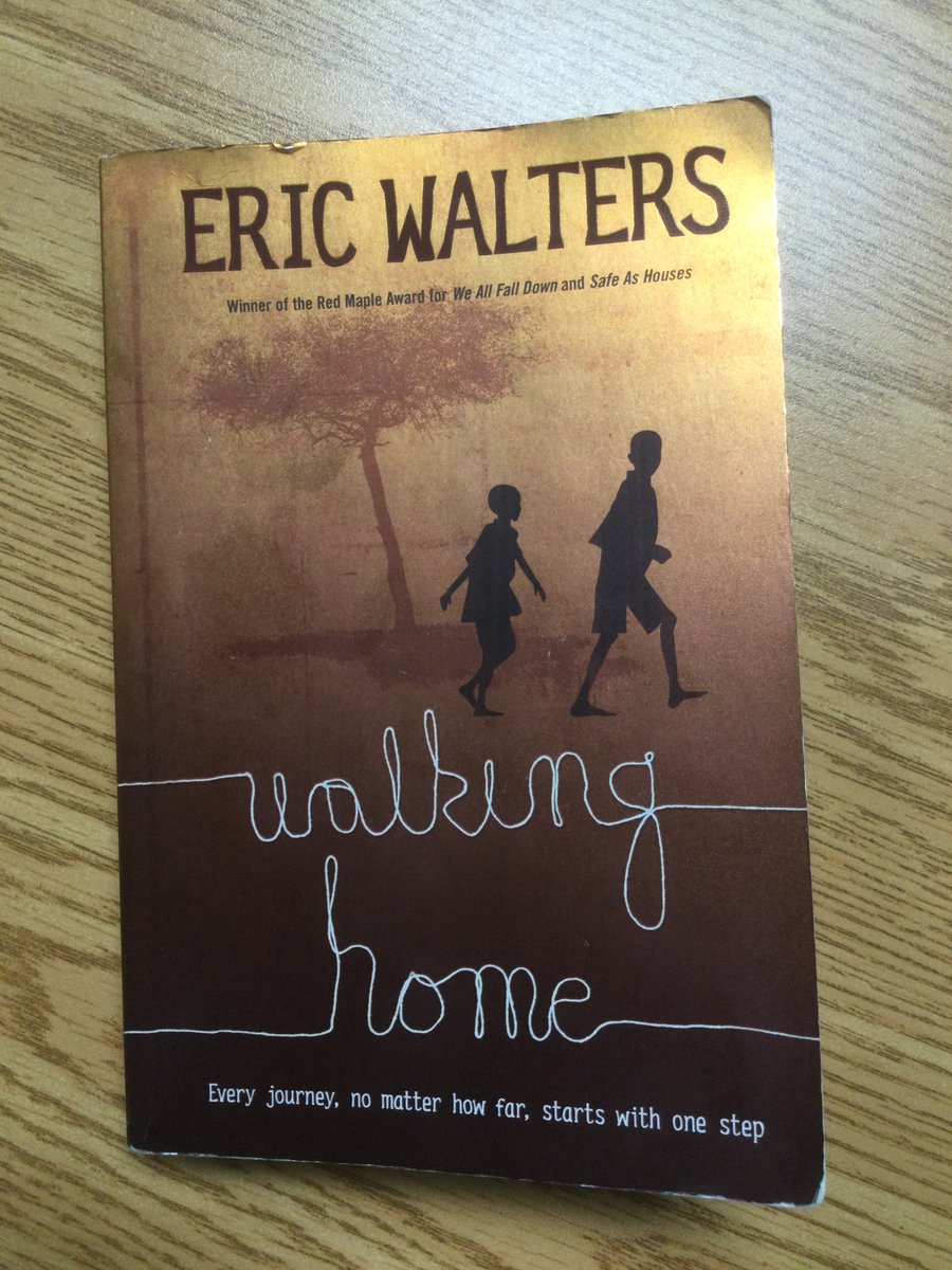 MrsKBouchard's tweet photo. Just finished this amazing book with my Grade 6 classes.  The students were super engaged with Muchoki and Jata's story. @EricRWalters they are begging for a sequel!  #WalkingHome #hsdlearns @StonybrookHSD https://t.co/Jz7dkDoIch