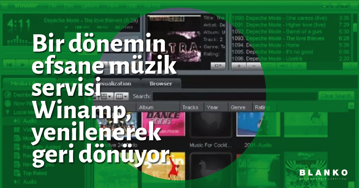 blankoajans's tweet photo. Geçmiş bilgisayar kullanımımızı süzgeçten geçirdiğimizde aklımıza ilk gelen platformlardan biri diyebileceğimiz ve bizi ilk gençlik zamanlarımıza ışık hızıyla döndürmeyi başaran Winamp, şimdi yeniden bizlerle olacak.

https://t.co/Zn99jS3Lcm 

#dijital
#dijitalhaberler
#wnamp https://t.co/ye9Dfsf4hl