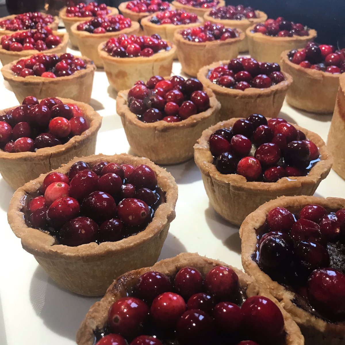 These Venison &amp; Cranberry pies are sure to bring a little Christmas cheer to those early birds who are lucky enough to get one <a href="/SnapeMaltings/">Snape Maltings</a> Christmas Market tomorrow! See you there!#whentheyregonetheyregone #merrychristmas #wildfallow #hotwatercrustpastry