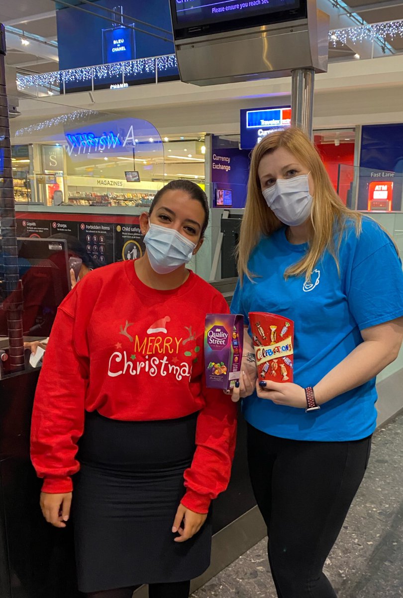 redgirlang's tweet photo. Our #RandomActsOfKindness were carried out in @HeathrowAirport & @BELFASTCITY_AIR - we bought sweeties for @British_Airways check in staff & the team on flight BA1420 these guys can share out the sweeties and perform their own random acts of kindness too. #StephenClementsDay ๐๐ https://t.co/PkF9On3z49