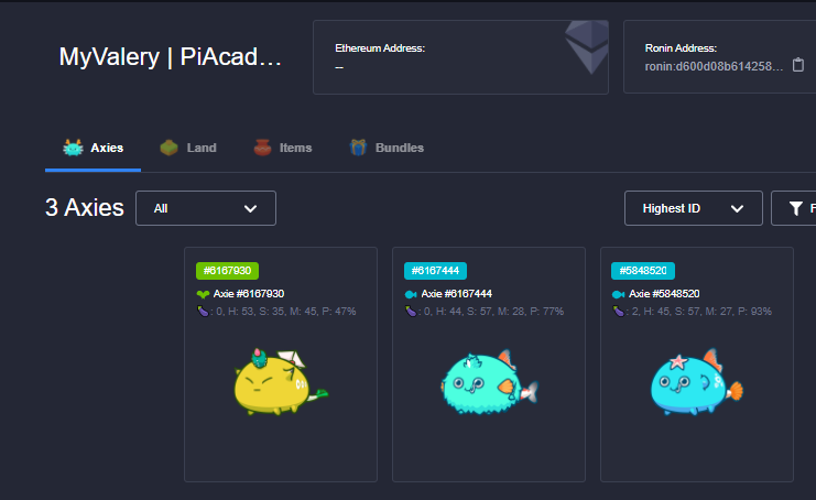 Axie_PiAcademy's tweet photo. Buenas buenassss hoy vamos a incorporar nuevos becados con estas 3 bequitas! 🙌🔥

¿Querés ser parte de PiAcademy? 

Ingresá a nuestro Discord para enterarte como...

¡Te esperamos allá!

#AxieInfinity #AxieScholarships #AxieInfinityScholar #Axie $SLP #P2E #NFT #NFTGame https://t.co/1BhIgw78Jy