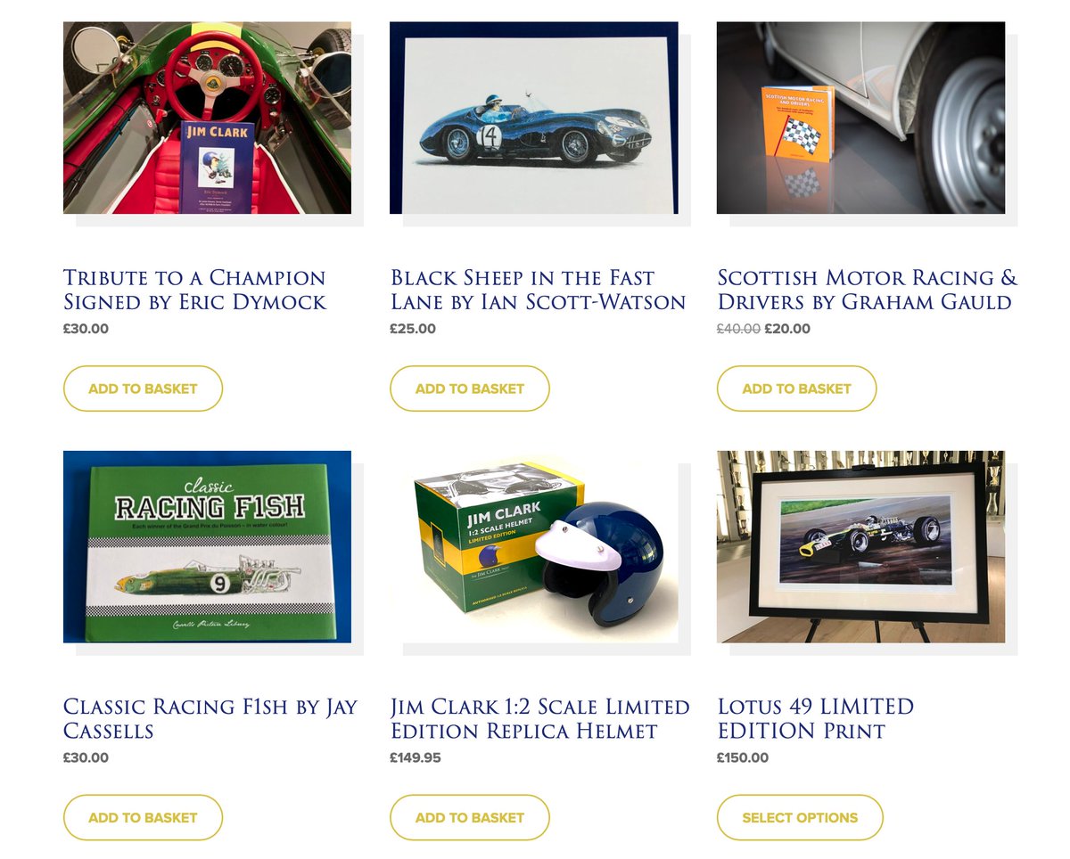 🎄LAST ORDERS FOR CHRISTMAS🎄

JIM CLARKTRUST MERCHANDISE

Order today: jimclarktrust.com. 

The ideal gift for Jim Clark and F1 fans. Last orders this weekend for Christmas. 

Main Picture- Jim Clark and Eric Jackson at Cortina d'Ampezzo in 1964.

Thanks for the support.