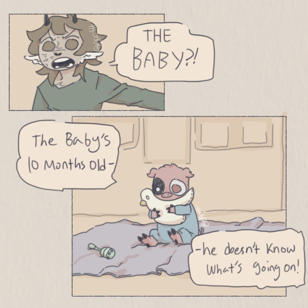 lysarttt's tweet image. Quarrel in the beeduo household 
[1/2]

#beeduofanart #tubbofanart #ranboofanart #dsmpfanart