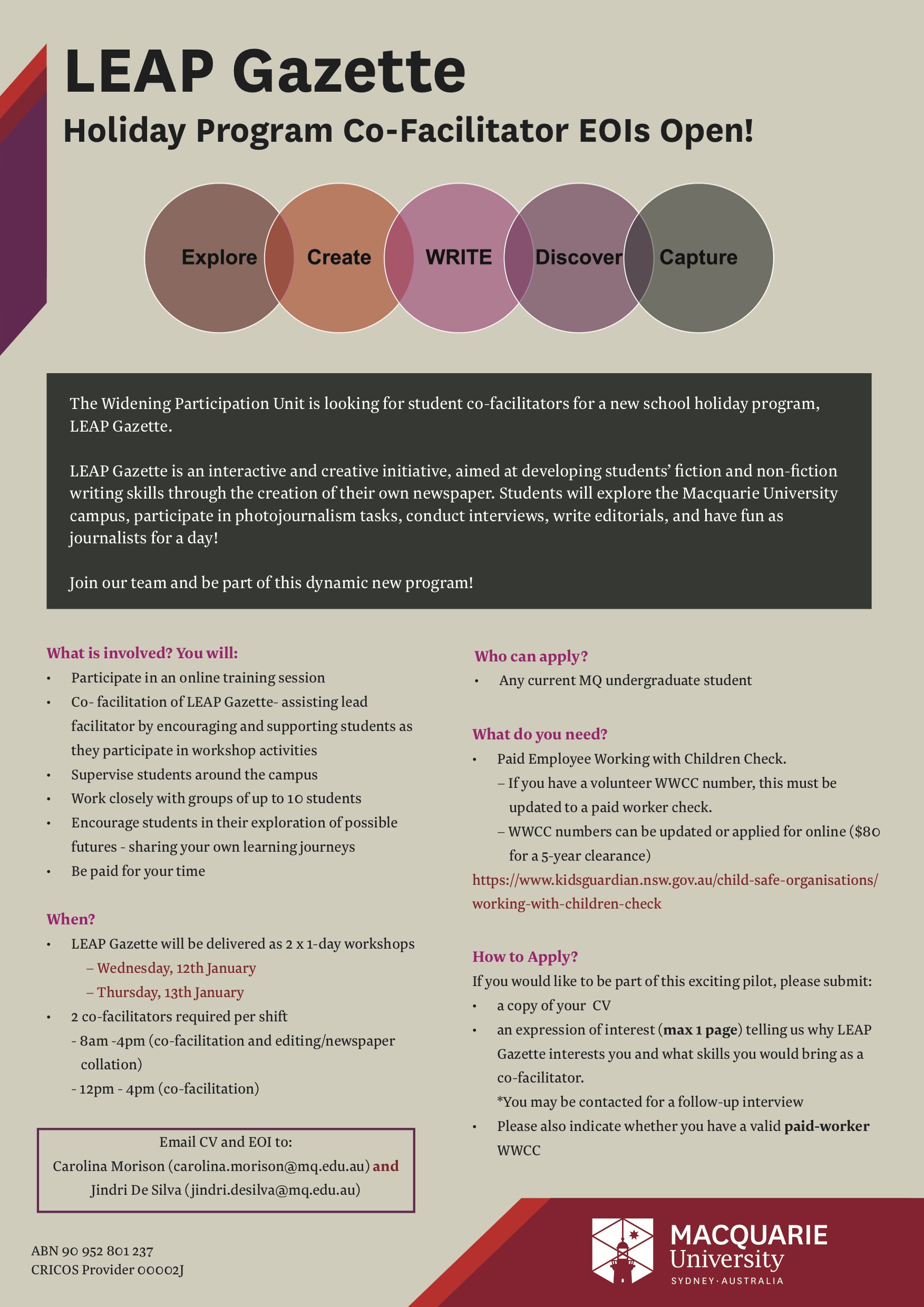 Macquarie University Widening Participation Mq Wp Twitter