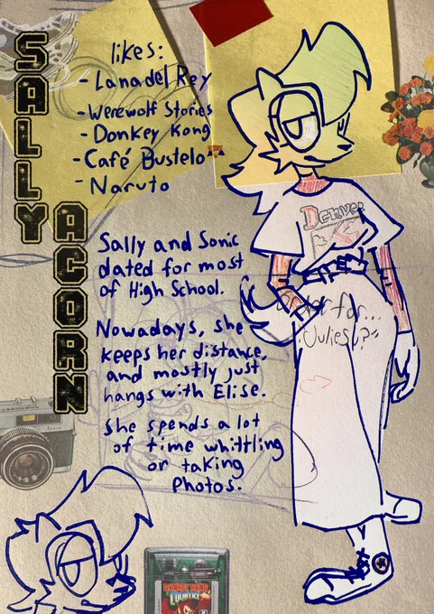 Character profiles for the 3 years later AU my zines take place in 
