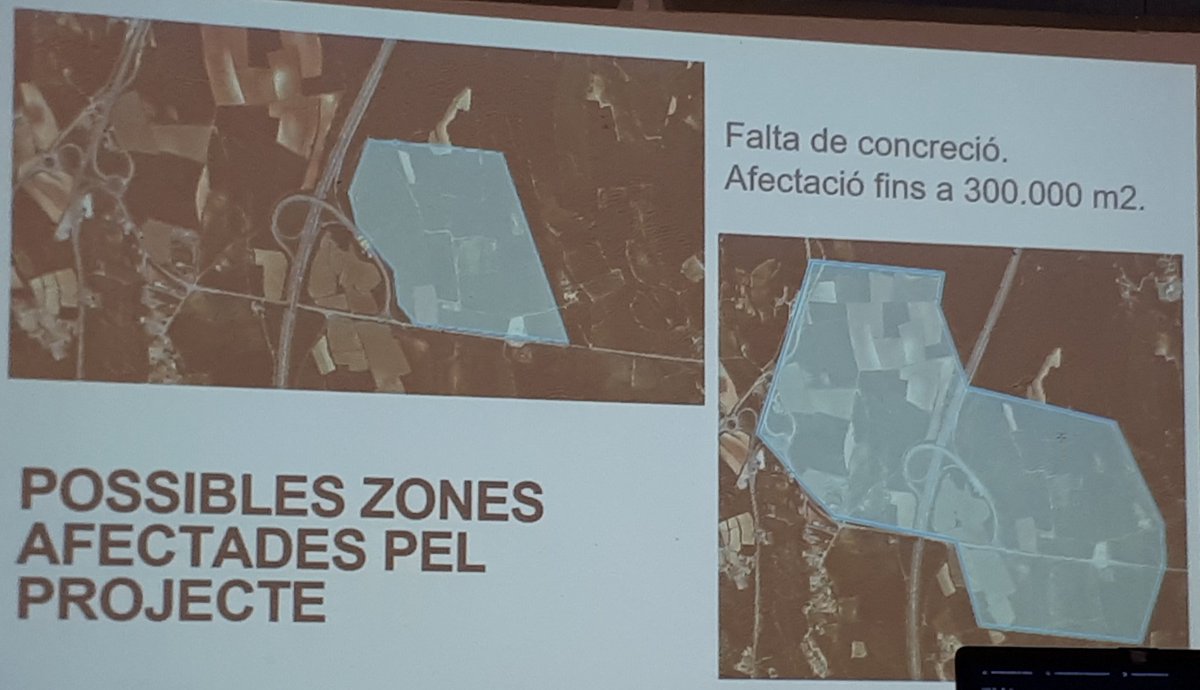 SosCostaBrava's tweet photo. 👆fil
Al nord el pàrquing de 1.000 camions ↙️, a tocar de l'enllaç de l'A7 i de la reserva industrial de Bàscara ↘️.
Per l'@AjBascara prima per damunt de tot l'economia. I destruir fins a 100 ha de boscos i conreus; contaminació; riscos; activitats il·lícites... res? #ProuCamions https://t.co/qEwudymtyL