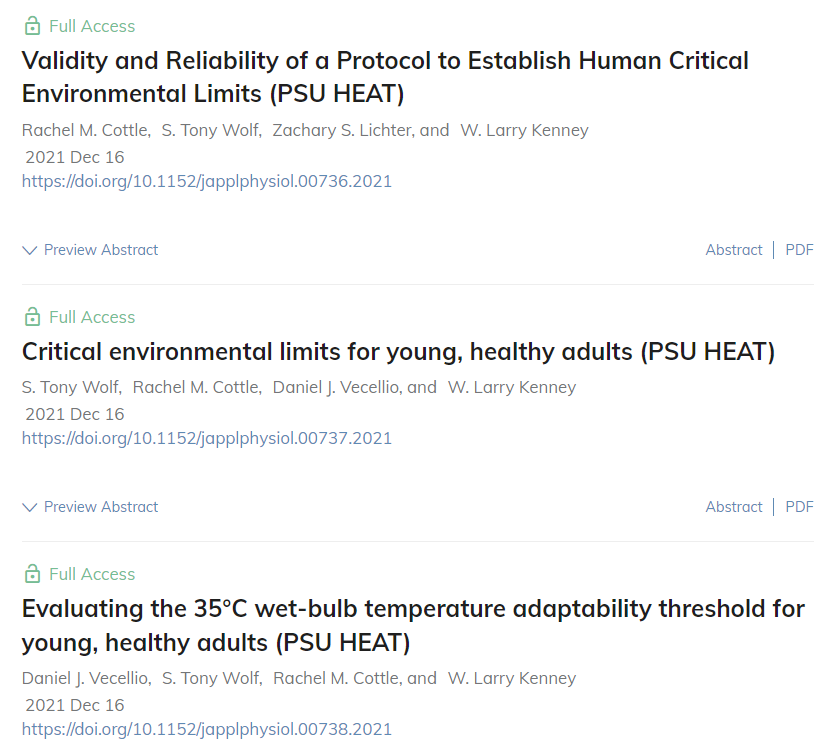 APS Publications (@apspublications) on Twitter photo Check out three articles on the PSU HEAT protocol available today in <a href="/japplphysiol/">Journal of Applied Physiology</a>
ow.ly/pGo750Hep9O
#environment #globalwarming #heatbalance #heatstress <a href="/PennState/">Penn State News</a> Check out three articles on the PSU HEAT protocol available today in <a href="/japplphysiol/">Journal of Applied Physiology</a>
ow.ly/pGo750Hep9O
#environment #globalwarming #heatbalance #heatstress <a href="/PennState/">Penn State News</a>