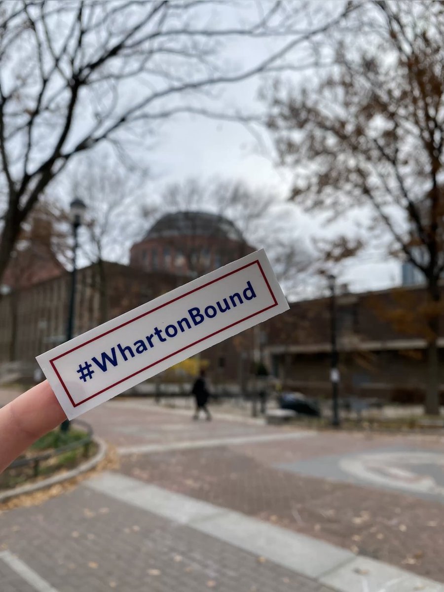 🗓️ Wednesday: #WhartonMBA R1 decisions
🗓️ Thursday: #WhartonUndergrad early decisions

Delivered some exciting news this week... Welcome to the newest members of WG'24 and W'26! #WhartonBound