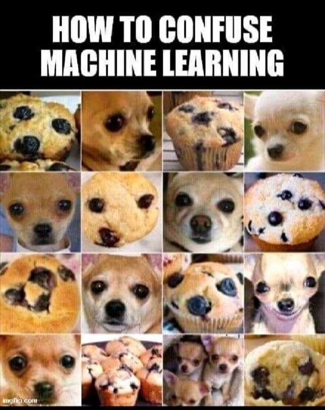 DataScienceDojo's tweet photo. 😂 Time for you to take a short break: here is a weekly data science joke, hoping it to bring laughs for you all. 'How to confuse machine learning?'

#MachineLearning #DataScience #Weekend #WeeklyJokes #DSDojo https://t.co/9Hkxoaozhj