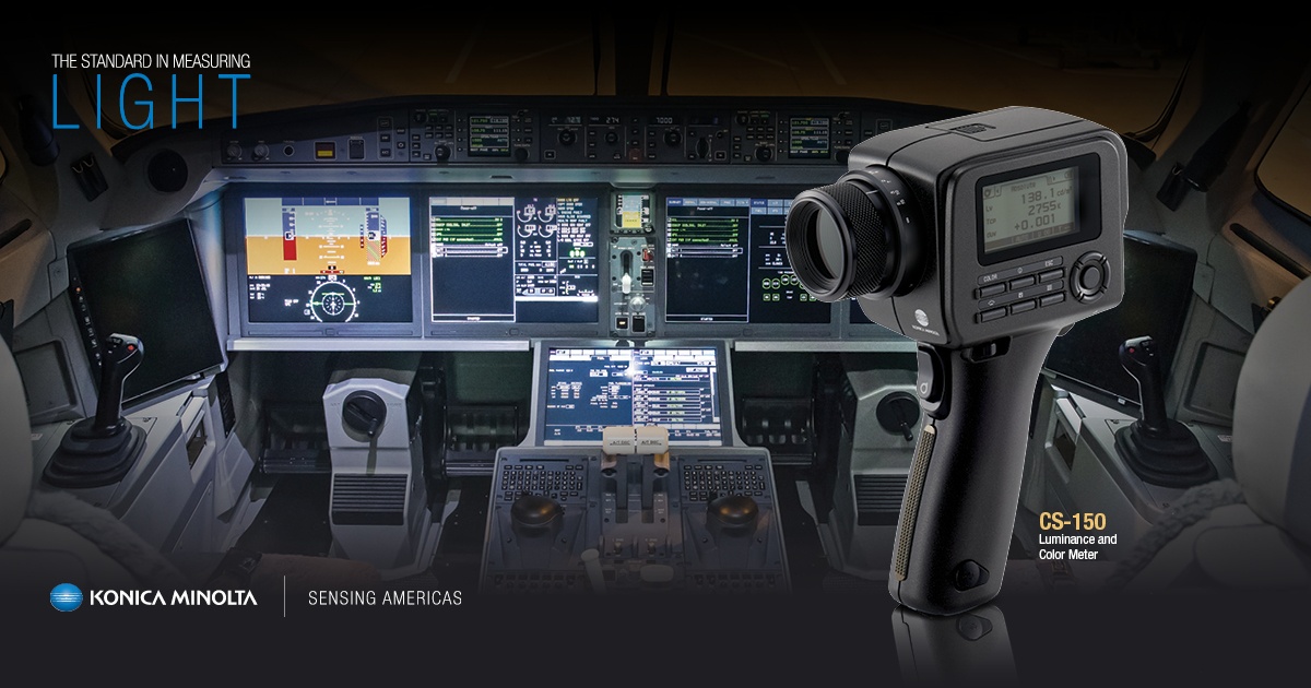 KMSensingUS's tweet photo. The most affordable high-accuracy instrument in its class, the CS-150 #chroma meter was designed for measuring the unique colors and brightness of modern #displays. Discover more today.
https://t.co/opW9JSbSJE
#KonicaMinoltaSensingAmericas #CS150 #LightMeasurement #aerospace https://t.co/LwLZEI6Vgi