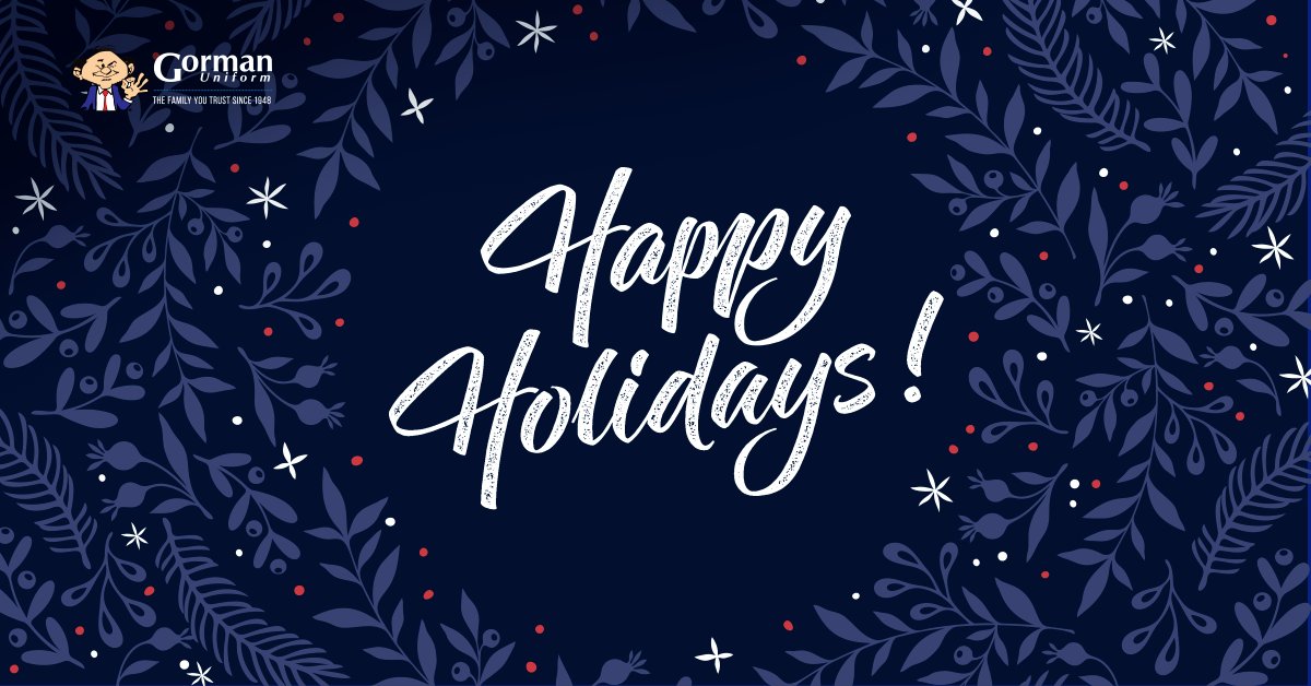 A little more sparkle, a little less stress. ✨ #HappyHolidays from Gorman Uniform!