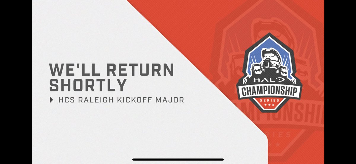 I’ve seen this screen more than anything so far. I hope <a href="/HCS/">Halo Esports</a> and <a href="/Halo/">Halo</a> can figure out this LAN situation or the finals isn’t going to be played until 5am Monday morning.