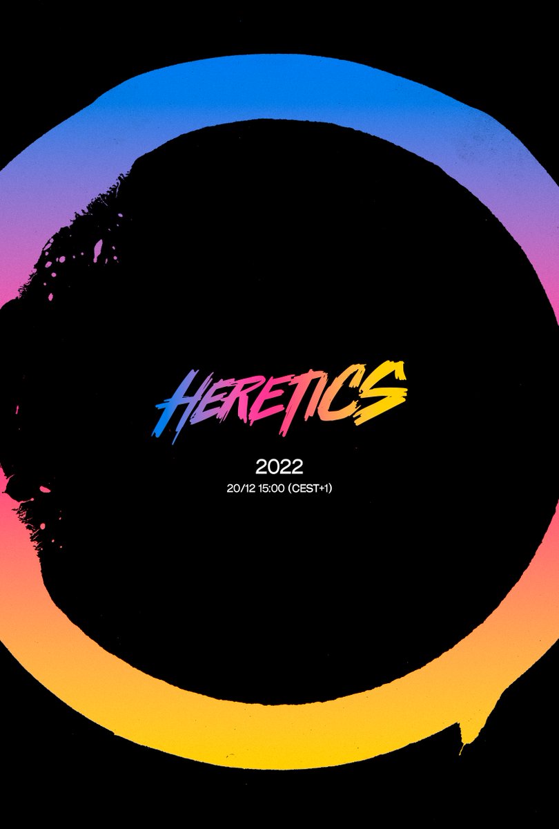 TeamHeretics's tweet photo. 20 de diciembre. 15:00H. https://t.co/ERDy0oSqi1