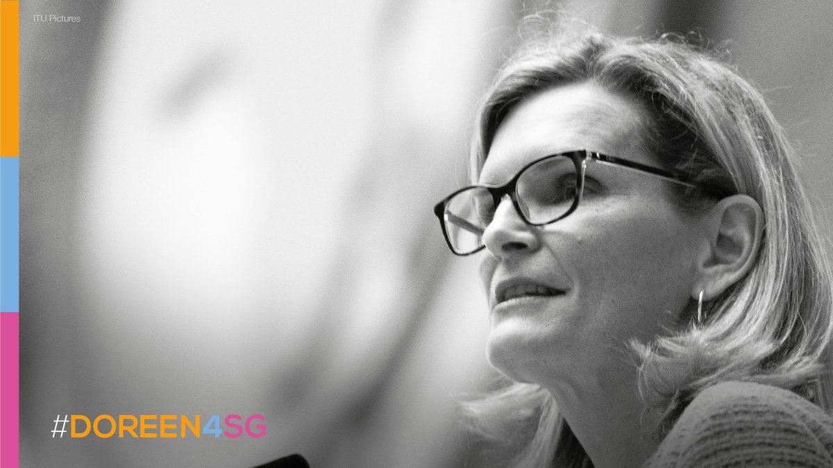 NTIAgov's tweet photo. Doreen Bogdan-Martin has helped disadvantaged communities worldwide bridge the digital divide, and she has the leadership skills to help the @ITU excel. She is the best candidate to help lead us toward a #DigitalFuture4All. @ITUBDTDirector #Doreen4SG https://t.co/RCgPCuBqwP