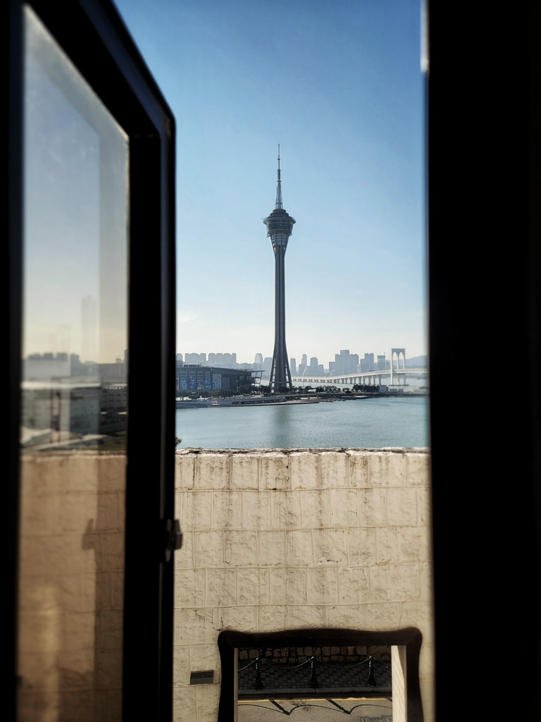 I don't know what's prettier... the view, or the Macau Tower 😍  #MacauTower