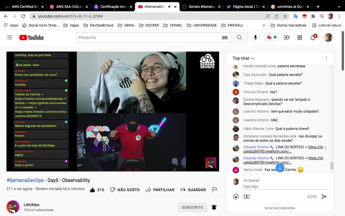 StelvioJoao's tweet image. #SemanaDevOps - Day5 - Observability
@LINUXtipsBR @punkdodevops  @badtux_