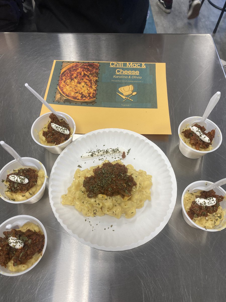Kids ending the semester with the chili cook off! #leydenpride