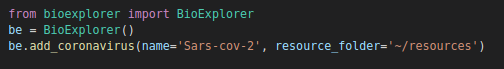 cyrille_favreau's tweet photo. The new version of the Blue Brain BioExplorer will take no more than 2 lines of #python code to explorer a highly detailed representation of the #SARSCoV2 virus. Stay tuned https://t.co/xEE57YqNrh #opensource #coronavirus https://t.co/cb0ZG3W7DJ