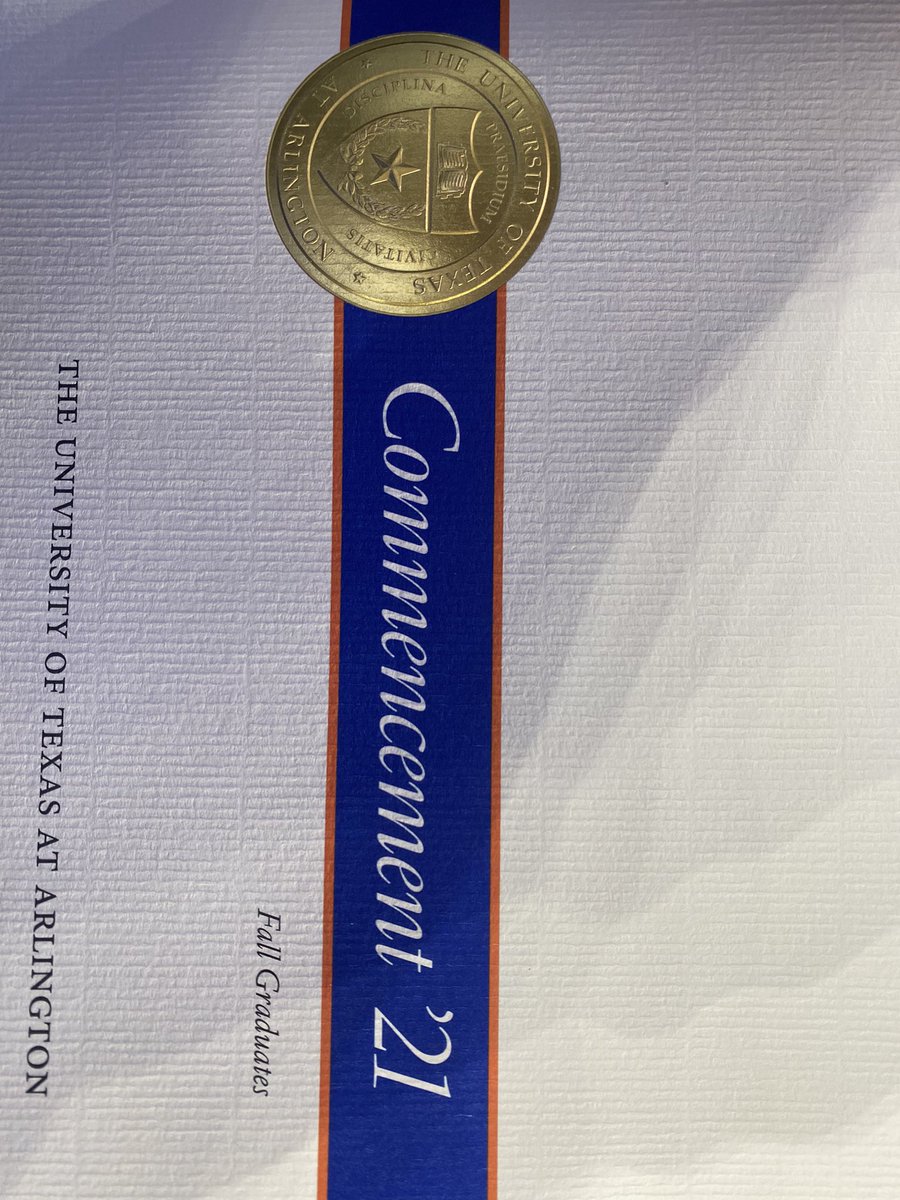 ortegasKthru5th's tweet photo. So… I did this thing. After 16 long months, the day I graduate with my Master’s Degree is finally upon us! Excitement does not even begin to describe how I feel right now. Grateful for all the support &amp; encouragement along the way! #MavsUp #foreverMaverick #MyMISD #MinshewStrong https://t.co/ksZLp0c1V5