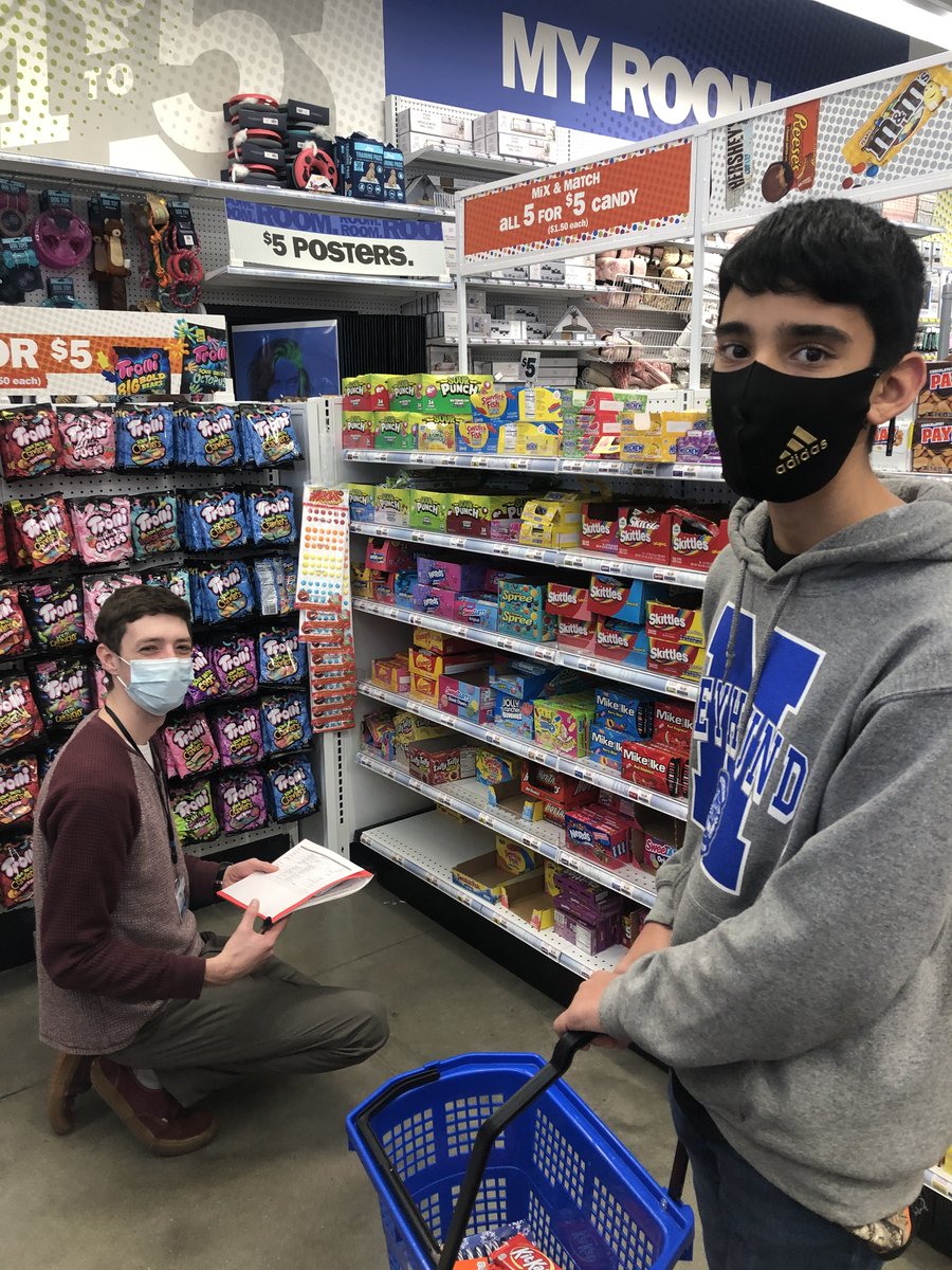 MS S's Travis &amp; Gavin completed a CBI trip to Five Below and Dollar Tree for a stocking stuffer activity for MS staff. @L_Rubino <a href="/lisapmomof3/">Lisa Peters</a> <a href="/mbennettnb/">Melissa Bennett</a>