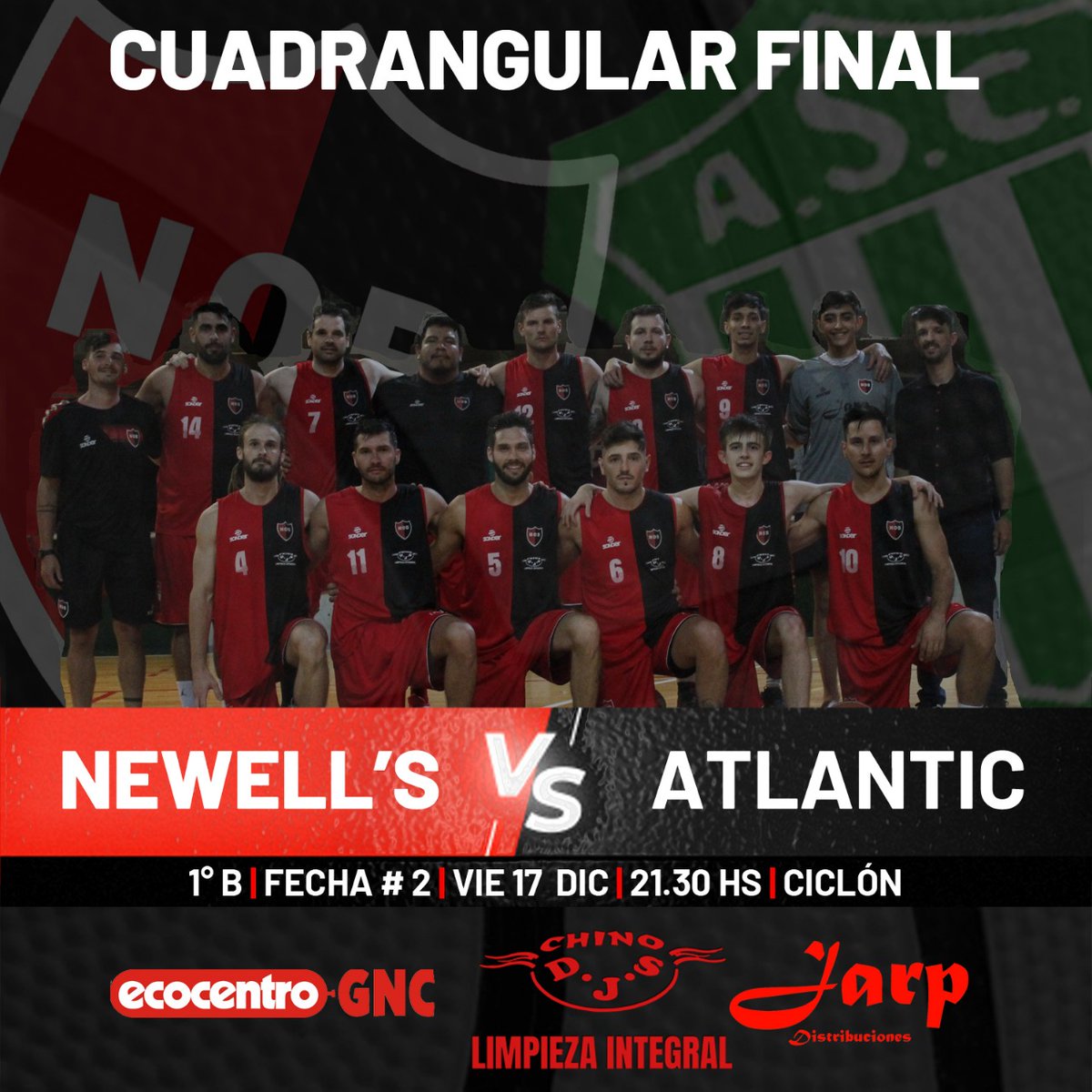 ¡Todos por el mismo objetivo! 💪🏻

#Newells enfrenta a Atlantic desde las 21.30 hs, por la segunda fecha del cuadrangular final , con la obligación de ganar y poder llegar con chances de ascenso a la última fecha.