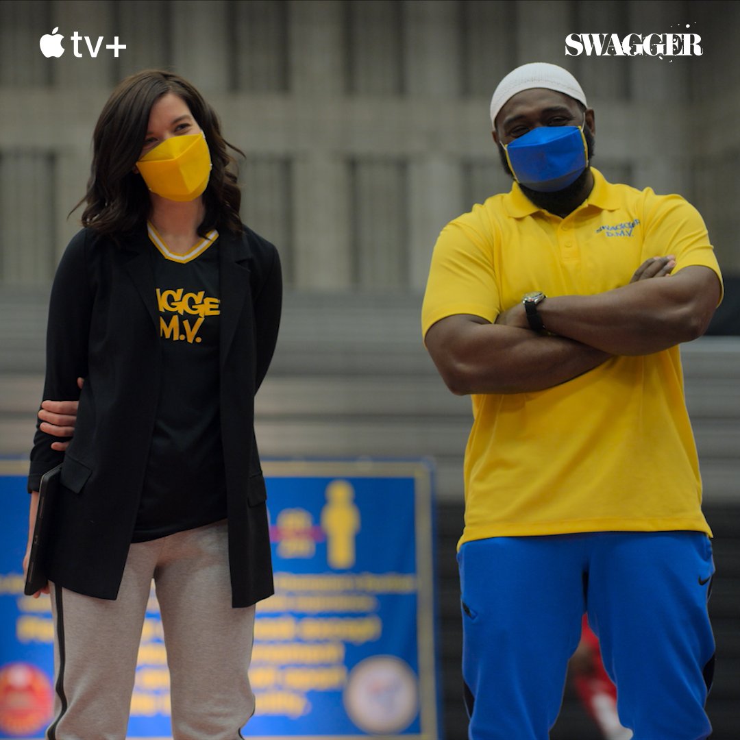 THESEANBAKER's tweet photo. Under Our Masks, Coach Meg and Coach Naim are Laughing Hysterically.
Find Out Why on our SEASON FINALE!! Of #Swagger @AppleTVPlus 8pm EST We Live Tweet With Cast, Crew, & Fans!!
Let's Get Right! Use HASHTAGS
#Swaggeron3 #swaggernation #Swagger https://t.co/7gwR55f5Jb