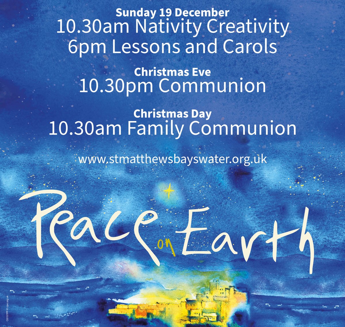 StMatthewsW2's tweet photo. Join us at St Matthew's for our Christmas events - this Sunday morning we have a family Nativity service that everyone can be involved in, and then in the evening our fantastic Lessons and Carols, a real treat and not to be missed! #christmas #carols #nativity #bayswater https://t.co/yHnFbnwmoC