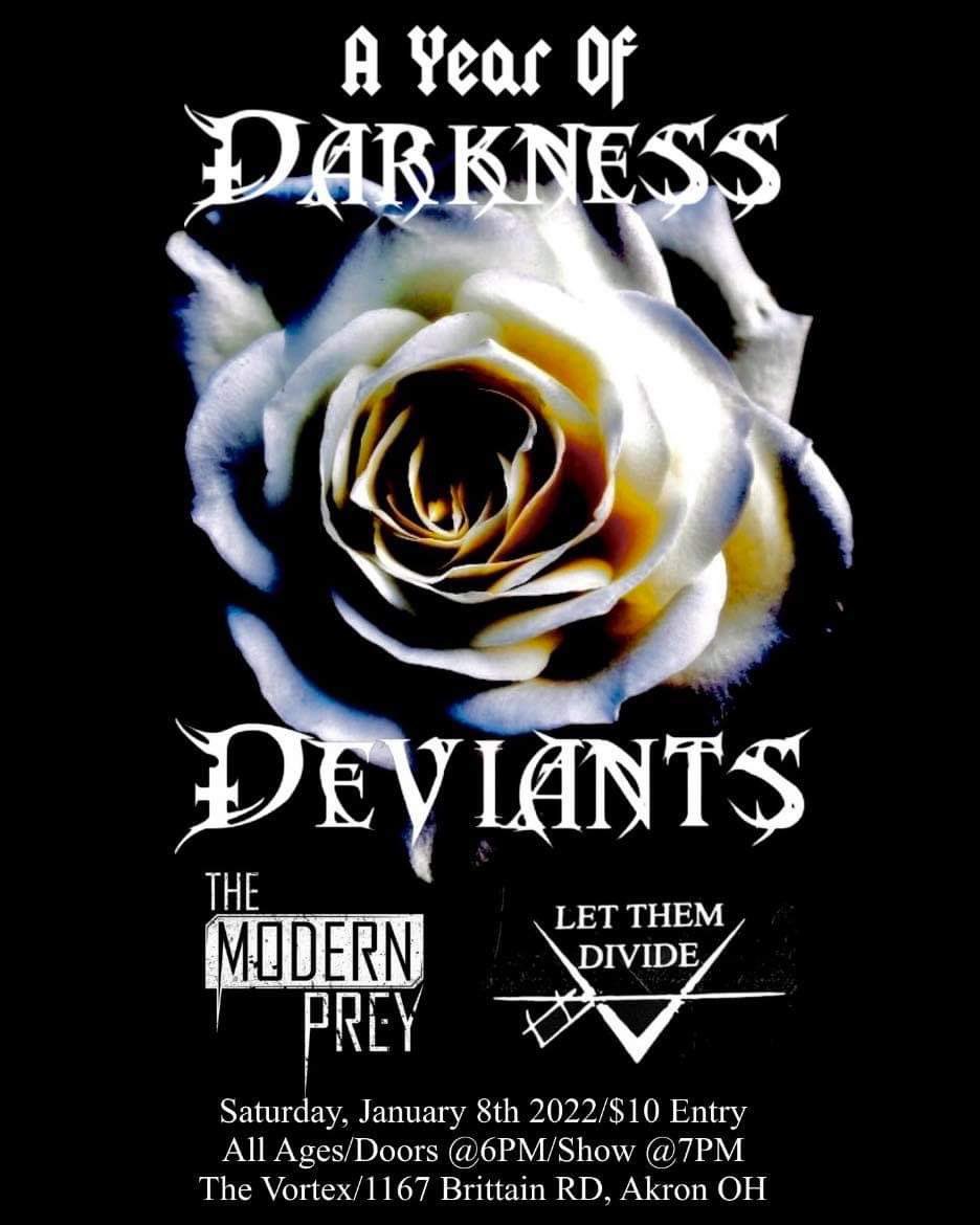 deviants_band's tweet photo. In less than a month you guys can come celebrate with us and some other cool as dudes the FIRST year of our FIRST single being out!! https://t.co/MOnRXzvVVS