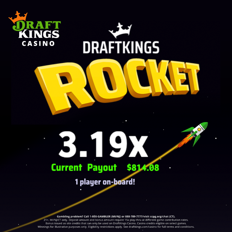 DKCasino's tweet photo. 🚨 ROCKET IS HERE 🚨

🚀 Climb aboard and take your bets to the MOON 🌙 

⬆️ The HIGHER the launch, the BIGGER the payout 💸

#DKCasino
