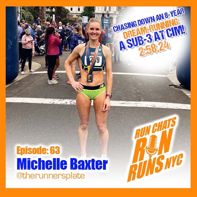Michelle Baxter chased down an 8-Year Dream, running 2:58:24 at CIM <a href="/runcim/">cynci calvin</a> completing her Sub-3 Quest! Inspired by her perseverance, grit💪🏼 &amp; commitment to her goals🎯 We discuss her training tweaks &amp; her breakthrough race. Take a🎧 for inspo🌟 pod.fo/e/fec78