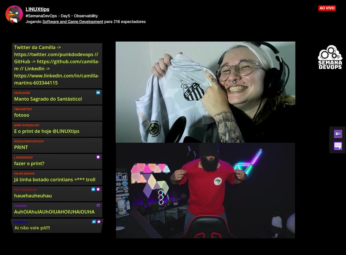 dredias's tweet image. Quinto dia! #SemanaDevOps Eu fui @badtux_ @punkdodevops #VAAAIIII