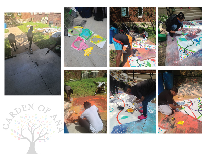 DCPSArts's tweet photo. What a beautiful day for a dedication! So excited to be able to transform this courtyard into a tranquil space for staff and students to reflect! Thanks to our partners @MITREcorp @CaseyTrees @DOEE_DC @AnacostiaHigh Blue Robin and all those who made this possible! #gardenofana https://t.co/4DG0RwFgOq