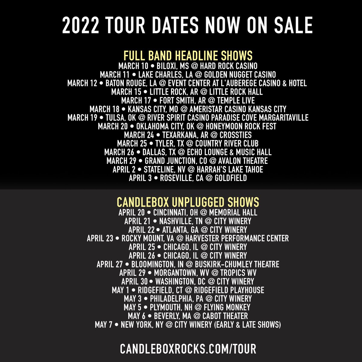 CANDLEBOX (candlebox) Twitter