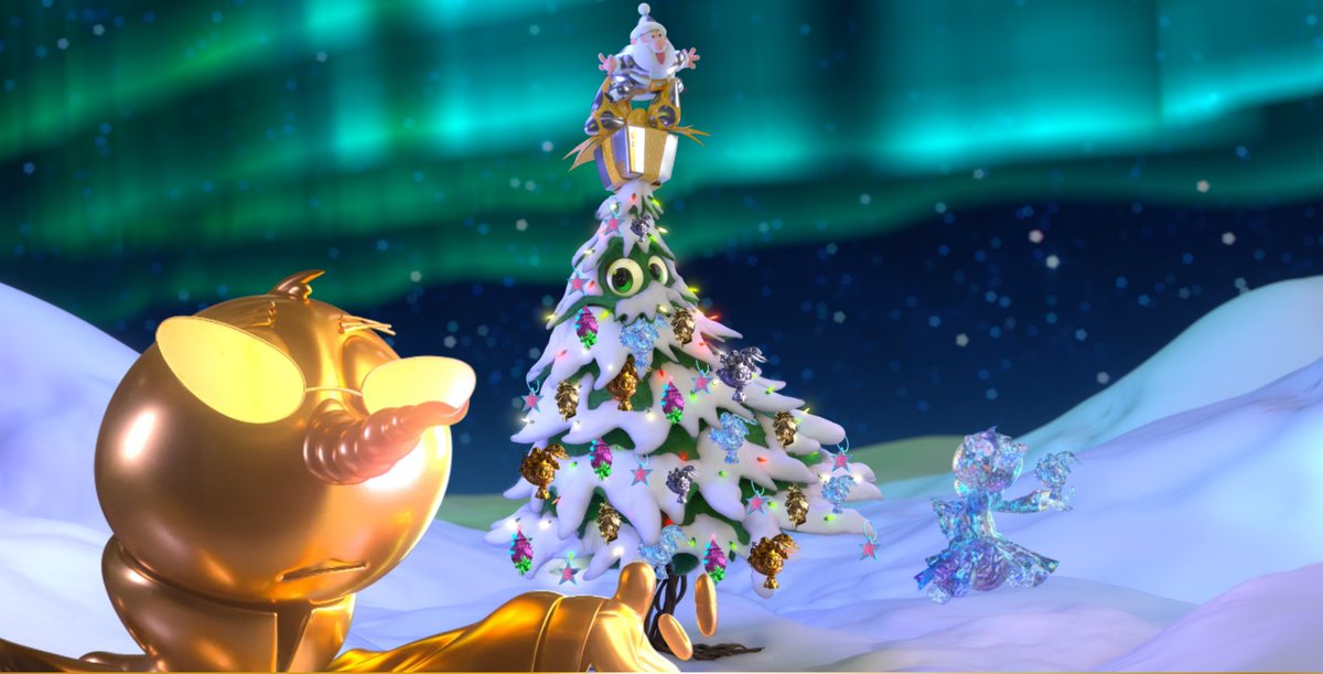 MixxSFX's tweet photo. Designing your own Bark NFT was the BEST IDEA EVER @Merrymodz_io 
I pumped out two already but I think @JayPiecha is going to spend 6 hours on each one, he'll have his full collection ready by Dec 27 😂
💚🎄💚🎄💚 https://t.co/o79gbz3zXt