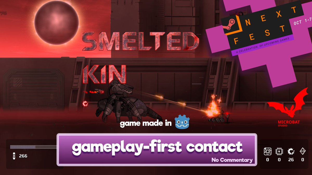 Rejke's tweet image. IndieDev plays #IndieGame 22 🤖
A very cool game made in #GodotEngine  by the @MicrobatStudio 🥰
➡️youtu.be/av-mg7IKM5w⬅️
#Gameplay | #gamedev  | #games | #indiegame
