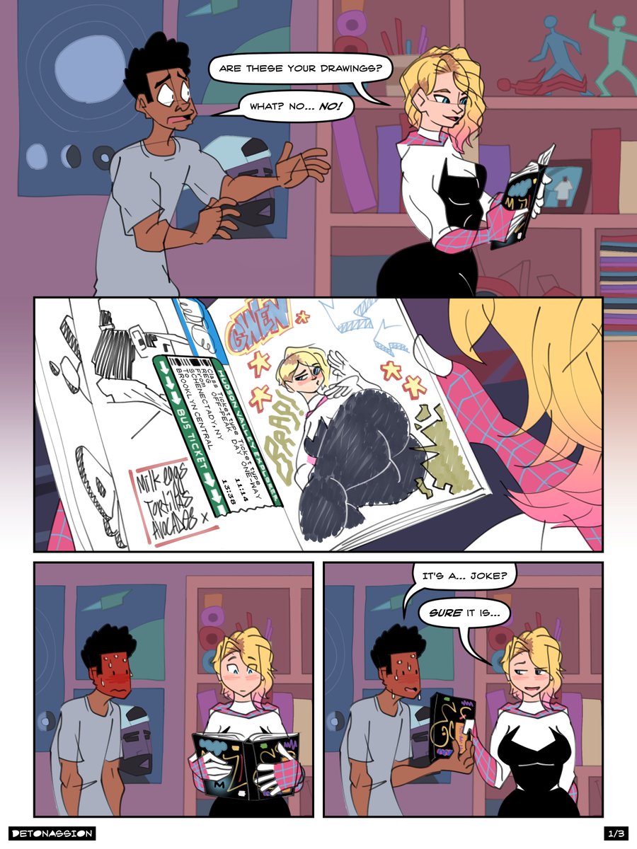 Detonassion's tweet photo. Took a while, but worth it just to have a fart parody of the entire scene, including the sketchbook shot! https://t.co/CMMAEPz1jA