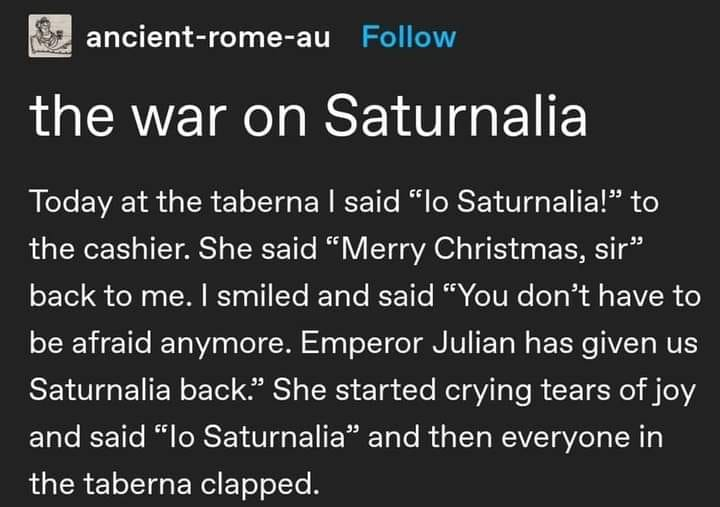 SubRosaMagick's tweet image. #iosaturnalia #waronsaturnalia #HappyHolidays2021 #WarOnChristmas