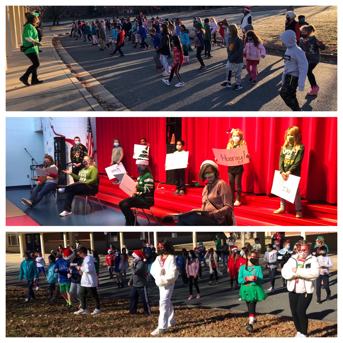 Our Cardinals participated in a Tacky LAMP Tour this week! Mr. Corbin, Mrs. Blouch, Mrs. Berlin and Mrs. Coleman collaborated to give students three experiences: Reader’s Theater, a viewing of The Snowman, and Jingle Bell Jam. Thank you to our LAMP team. Everyone enjoyed it!