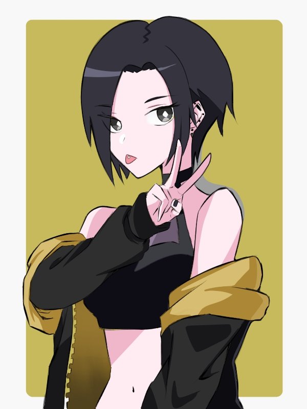 Channy 黒髪のかっこいい女の子 Illustration 描いてみた 黒髪 イラストメイキング T Co Vfysiccwa7 Twitter