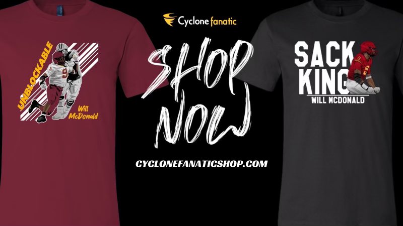 Excited to team up with <a href="/cyclonefanatic/">CycloneFanatic.com</a> new merch out!!!